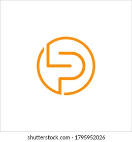 L P Logo Design Vector Sign