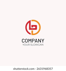L + P logo that blends creativity with alphabet-based branding.