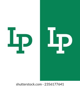 L P LP PL Letter Monogram Initial Logo Design Template. Suitable for General Sports Fitness Construction Finance Company Business Corporate Shop Apparel in Simple Modern Style Logo Design.