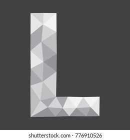 L polygonal alphabet design