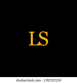 L S letter logo vector design
