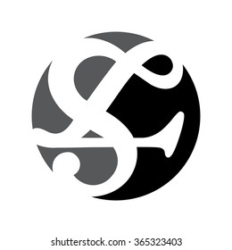 l and s logo vector.
