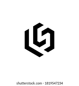 L S Ls Initial Logo Design Vector Symbol Graphic Idea Creative