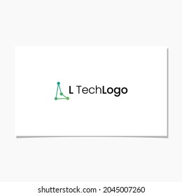 L TECH LOGO DESIGN VECTOR