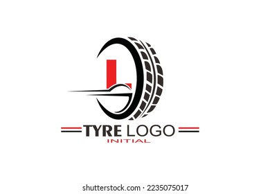 L Tyre Letter logo template for your branding.