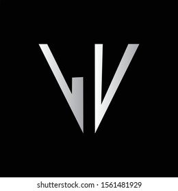 L V Logo Design Stock Vector (Royalty Free) 1561481929 | Shutterstock