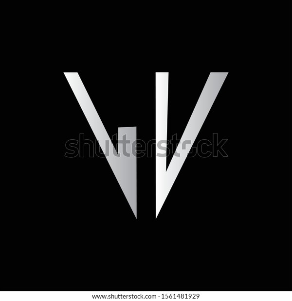 L V Logo Design Stock Vector (Royalty Free) 1561481929 Shutterstock