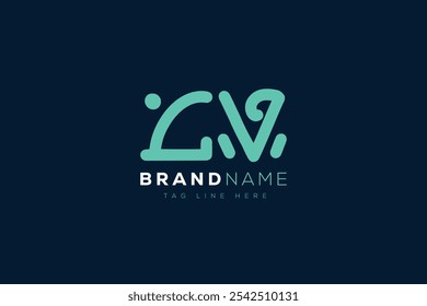 Design dos logotipos L e V. LV abstract Letters Monograma de Logotipo. Este design de logotipo é o processo de criação de um símbolo visual que representa uma marca, empresa ou indivíduo.