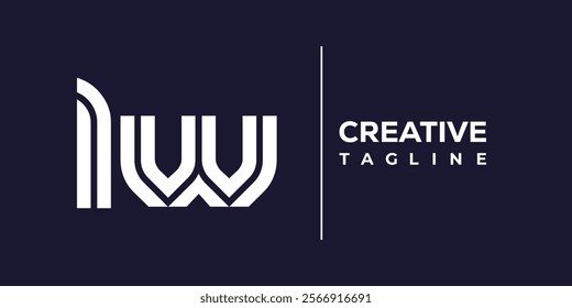 L and W logo design. LW abstract Letters Logo Monogram. This logo design is the process of creating a visual symbol that represents a brand, company, or individual.