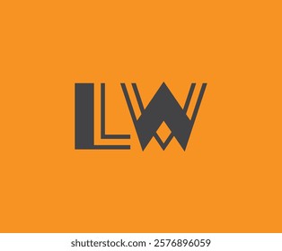 L and W logo design. LW abstract Letters Logo Monogram. This logo design is the process of creating a visual symbol that represents a brand, company, or individual.