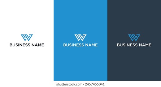 L and W Modern logo designs