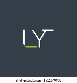 L & Y joint logo design vector