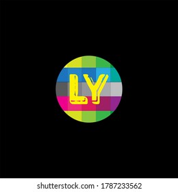 L Y letter logo vector design