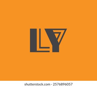 L and Y logo design. LY abstract Letters Logo Monogram. This logo design is the process of creating a visual symbol that represents a brand, company, or individual.