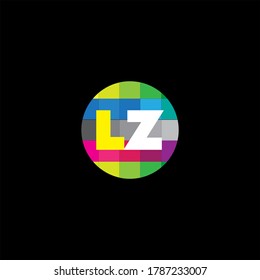 L Z letter logo vector design
