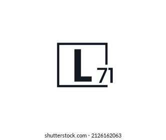 L71, 71L Logo de la letra inicial