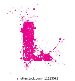 L_splattered_letter