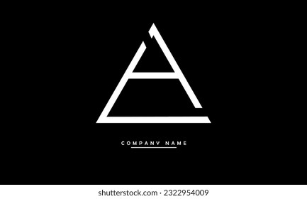 LA, AL Abstract Letters Logo Monogram
