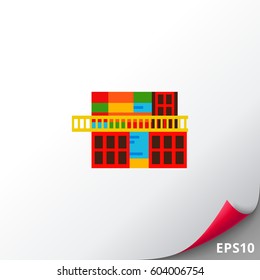 La Boca building icon