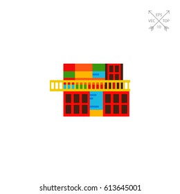 La Boca building icon