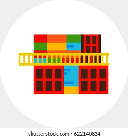 La Boca building icon
