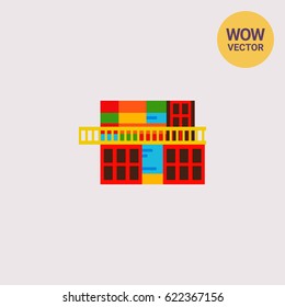 La Boca building icon