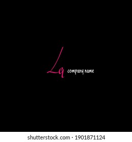 La handwritten logo for identity