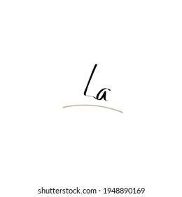Logo manuscrito de identidad