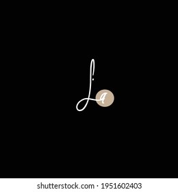 La handwritten logo for identity