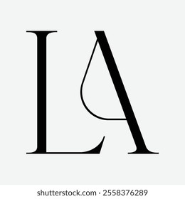 la initial letter logo design symbol