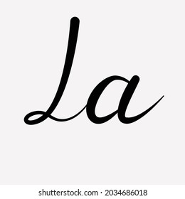 lA initial letter logo vector template sign symbol icon