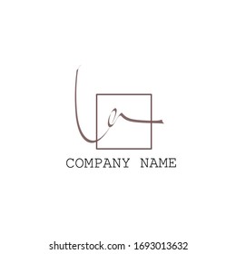 La initial Letter Monogram Logo. Vector logo for business and company identity