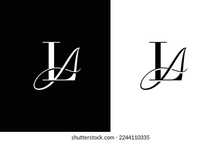 LA initial logo for company