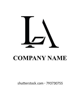 LA INITIAL LOGO DESIGN