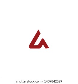 LA L A Letter Logo Design