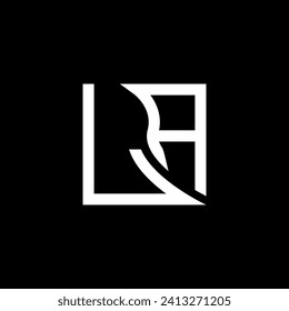 LA letter logo vector design, LA simple and modern logo. LA luxurious alphabet design  