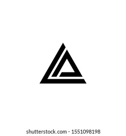 la letter vector logo abstract
