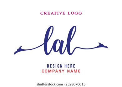 LA  lettering logo is simple, easy to understand and authoritative