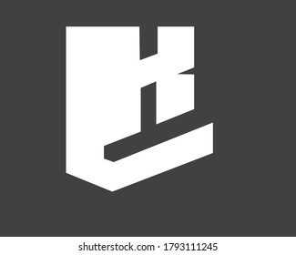 l+a and l+k logo designs and monogram logos