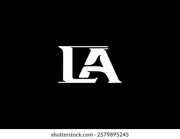 LA logo desing and monogram logo