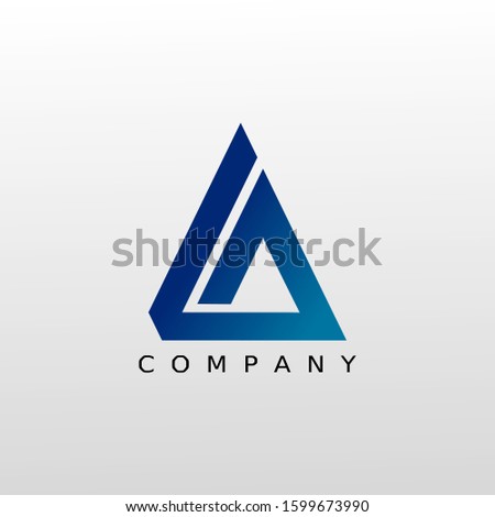 LA Logo. LA Letter Design Vector 