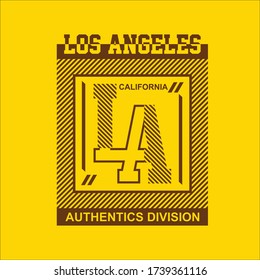 la los angeles authentic division vintage