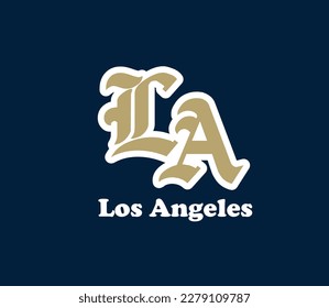 LA Los Angeles college theme