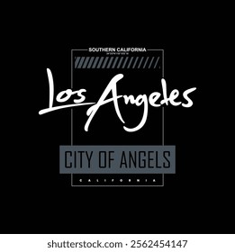 LA Los Angeles,Vintage typography design in vector illustration.Clothing,t shirt,apparel and other uses.Abstract design with the grunge and denim style. Vector print, typography, poster.