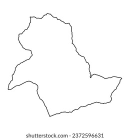 La Massana map, administrative division of the Principality of Andorra.