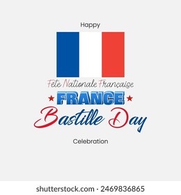 La fête nationale Française=French national holiday
Holiday design, background with 3D and handwriting texts and national flag colors for 14th of July, Bastille day, France national holiday;