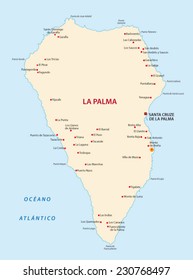 la Palma map
