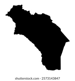 La Rioja Province map, administrative division of Argentina. Vector illustration.