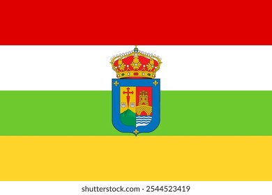 A bandeira de La Rioja representa sua rica história e patrimônio cultural. Esta comunidade autônoma do norte da Espanha é conhecida por seu vinho, paisagens cênicas e tradições