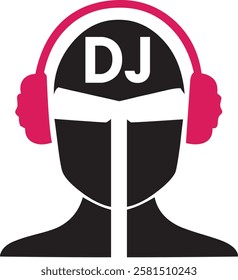 La silhouette di un DJ 